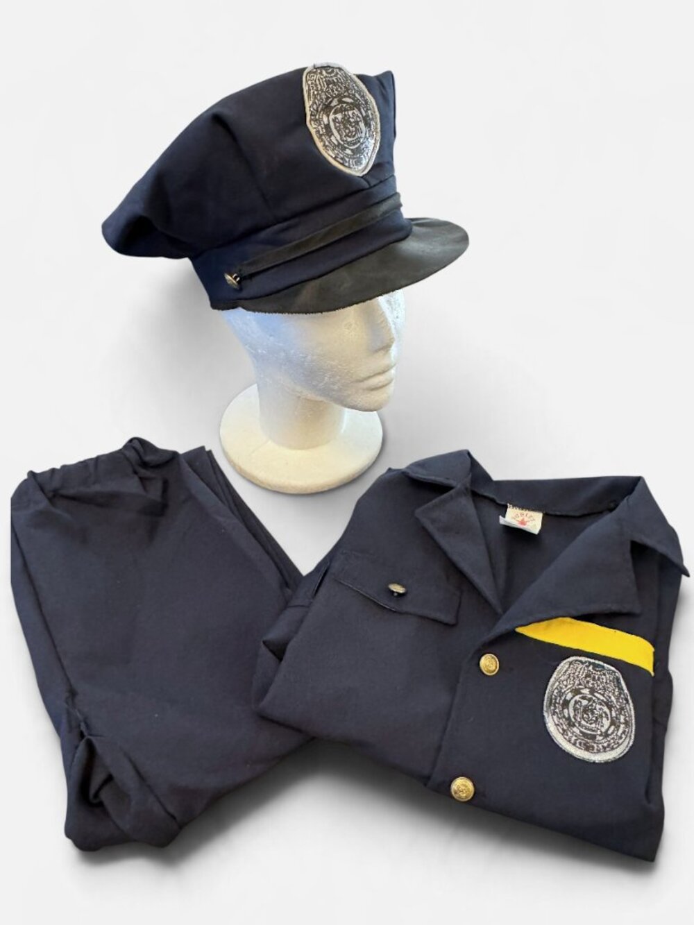 3 pcs Police Halloween Costume for Child Medium 6-7 yrs *Read*